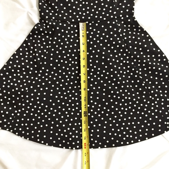 SOLD!  Divided H&M B+W Polkadot Dress! 🖤 - Picture 5 of 5
